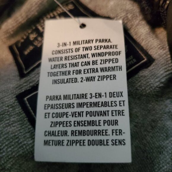 Abercrombie and Fitch 3 In 1 Coat New - Picture 3 of 10